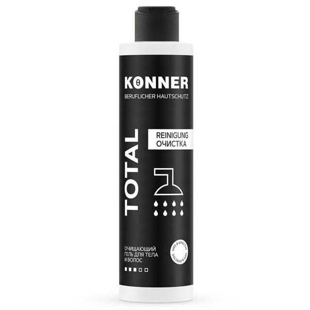 Очищающий гель для тела и волос с кондиционирующим эффектом "KÖNNER TOTAL" KN064 250 мл