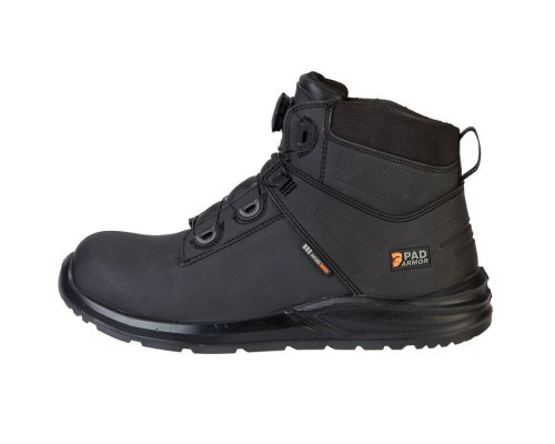 Ботинки "Капер" с системой быстрой шнуровки, цв. чёрный, КП, ПУ/ПУ